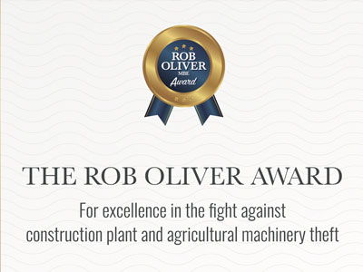 ROB OLIVER AWARD 2025 PRESENTED TO THE NATIONAL CONSTRUCTION AND AGRICULTURAL THEFT TEAM