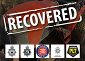 STOLEN KUBOTA TRACTOR RECOVERED